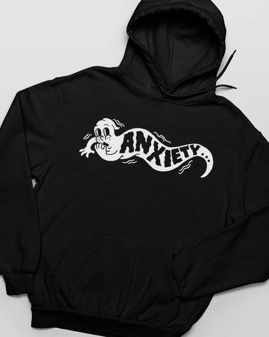 'Anxiety' Hoodie - Wicked Clothes