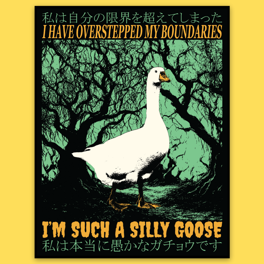 'Overstepped My Boundaries' Sticker