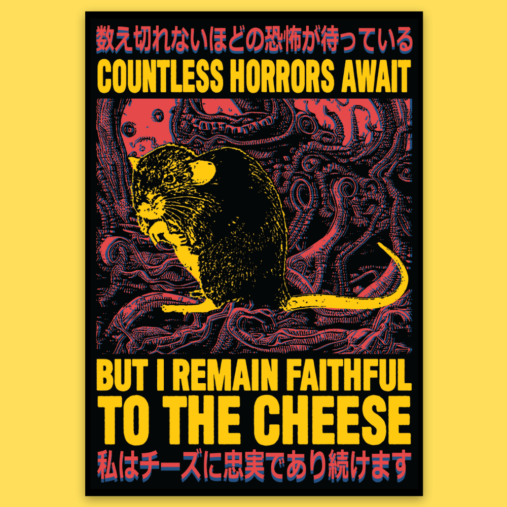 'Countless Horrors' Sticker