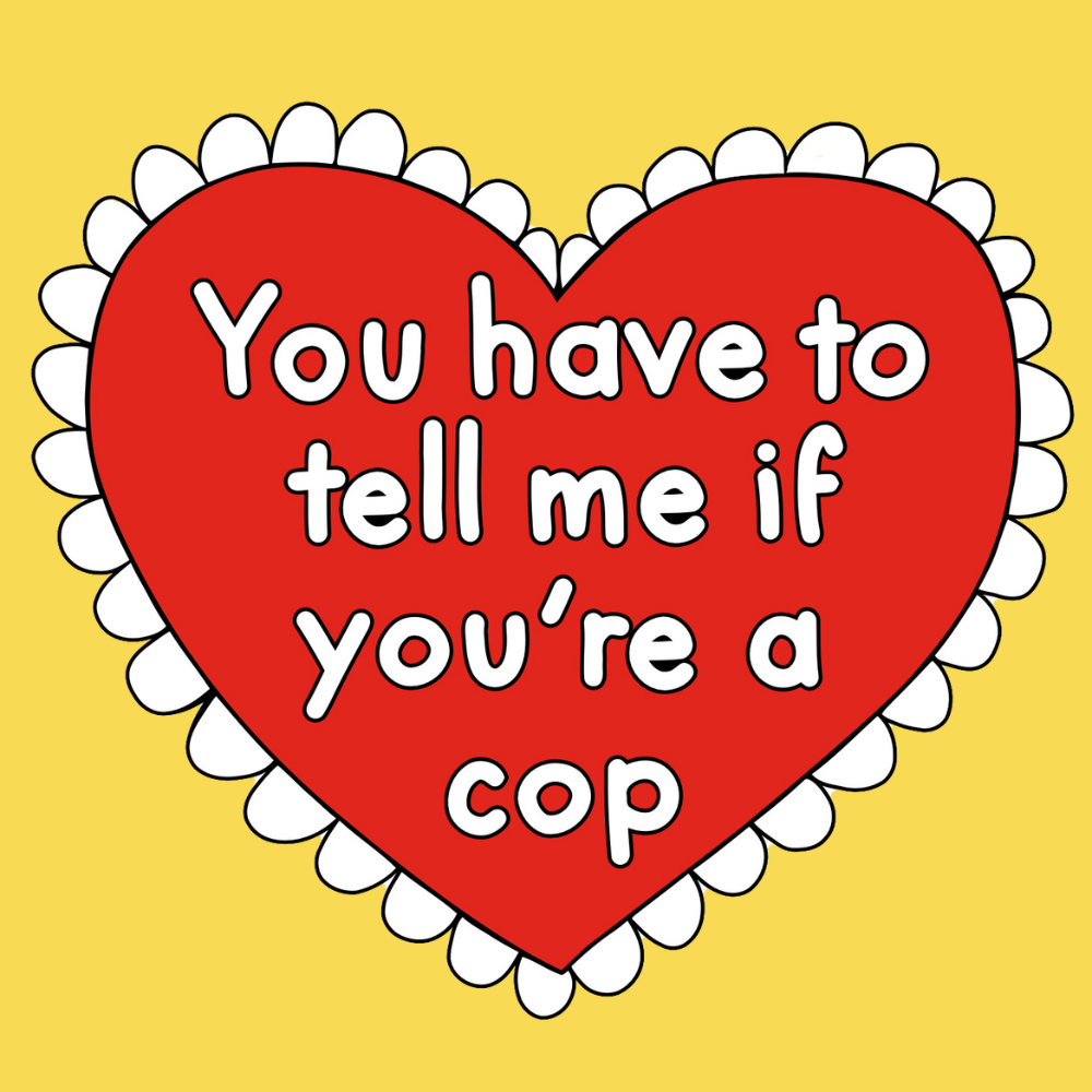 'You Have To Tell Me' Enamel Pin
