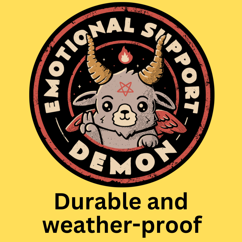 'Emotional Support Demon' Bumper Sticker