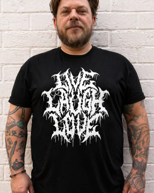 'Live Laugh Love' Shirt - Wicked Clothes