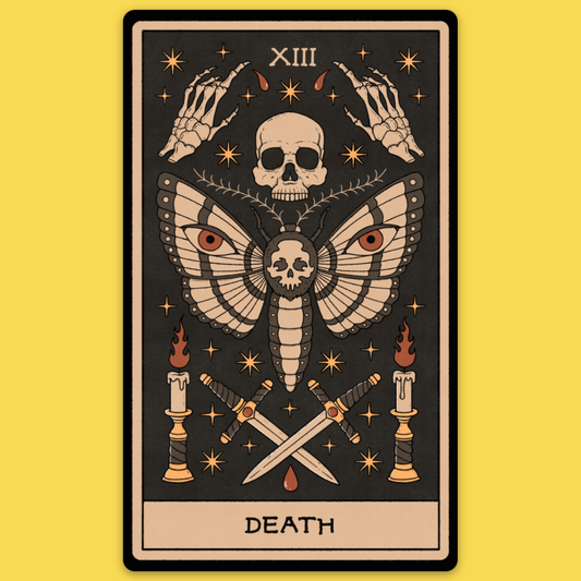 'Death Tarot Card' Sticker