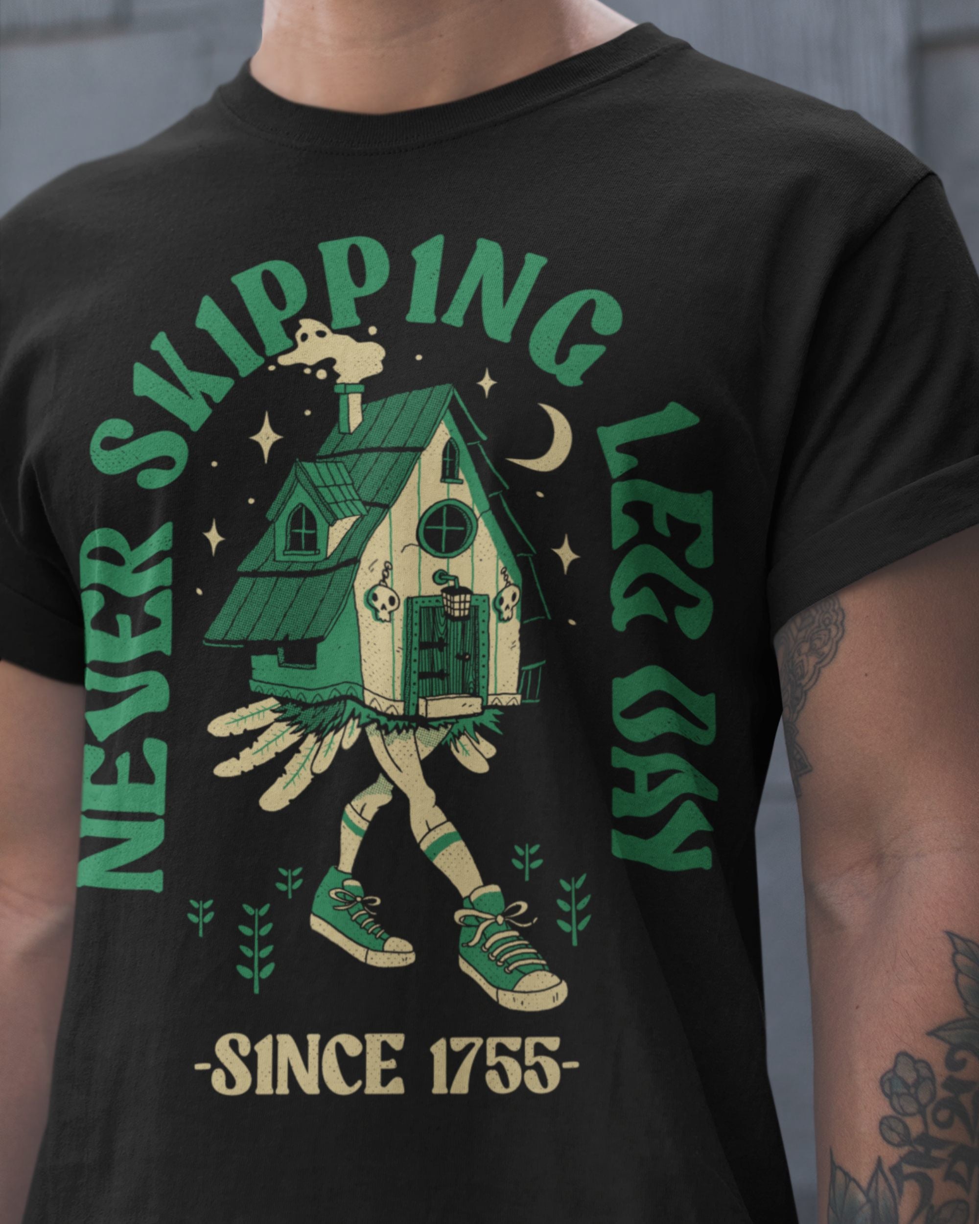 Never Skipping Leg Day Shirt | Graphic Tee | Wicked Clothes