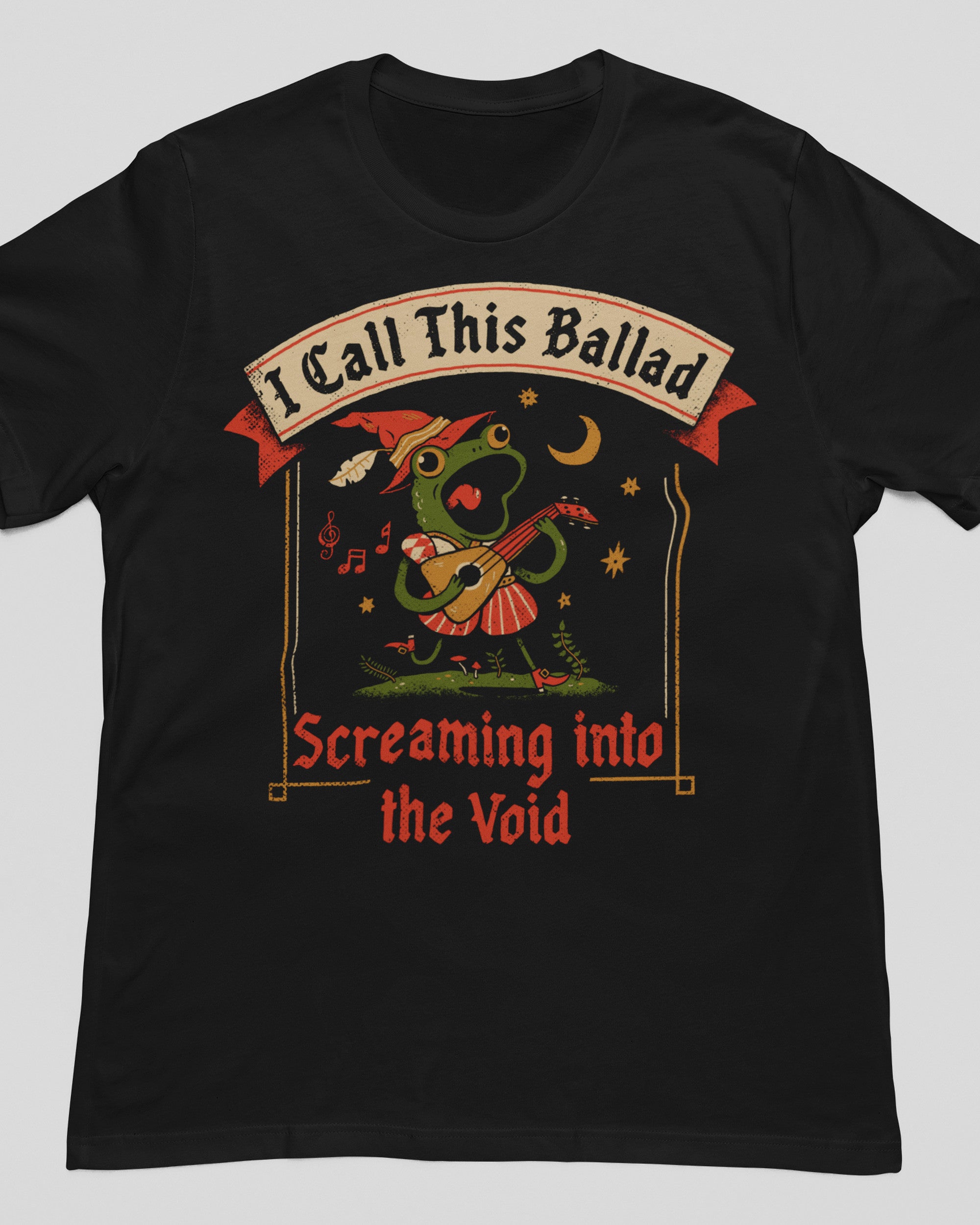 hiphop WICKED ジープシャツ Screaming Into The Void Frog Bard Shirt | Wicked Clothes