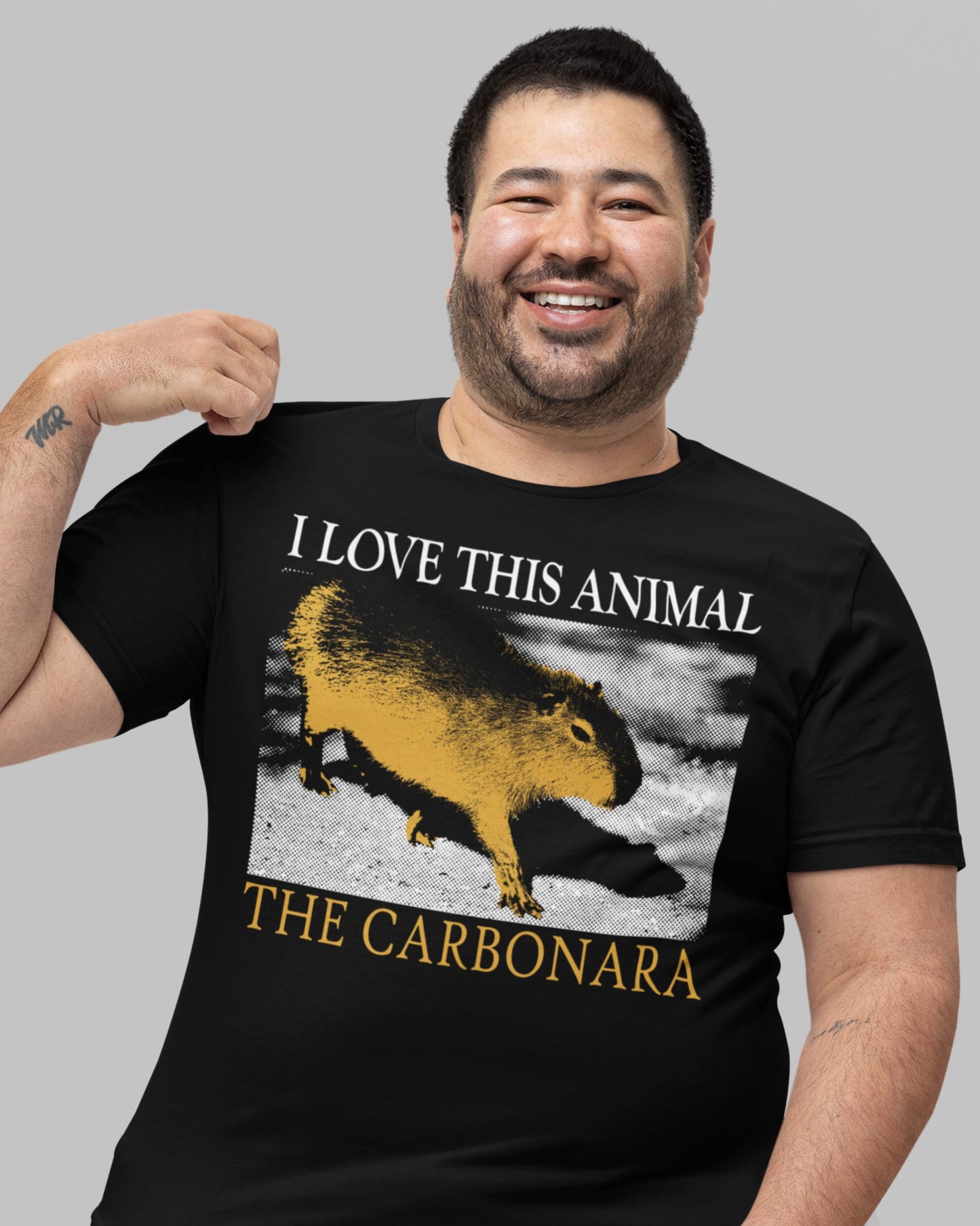 'Carbonara Capybara' Shirt - Wicked Clothes