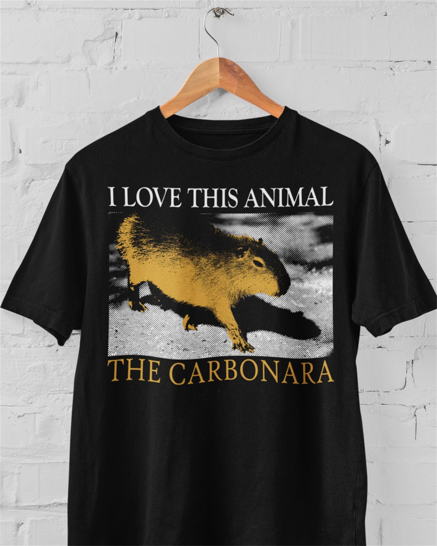 'Carbonara Capybara' Shirt - Wicked Clothes