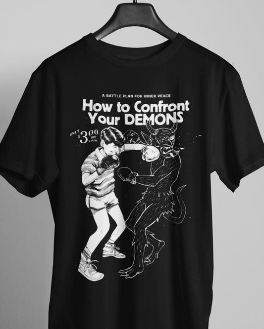 'Confront Your Demons' Shirt - Wicked Clothes