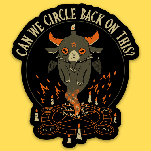 'Circle Back' Sticker