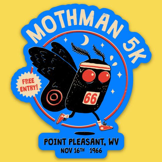 'Mothman 5K' Sticker