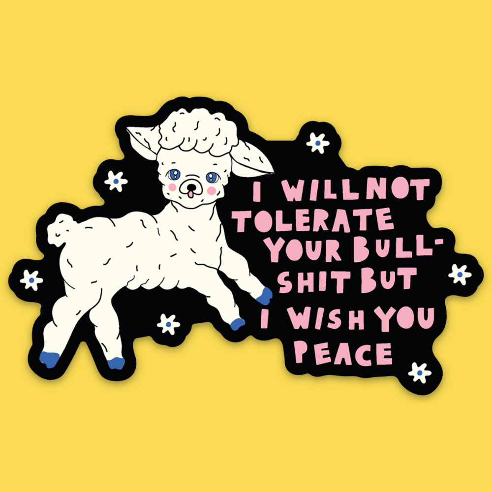 'Wish You Peace' Sticker