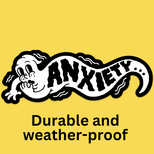 'Anxiety' Bumper Sticker