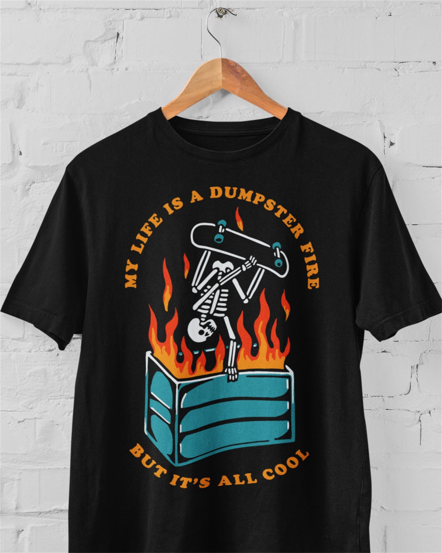 'Dumpster Fire' Shirt - Wicked Clothes