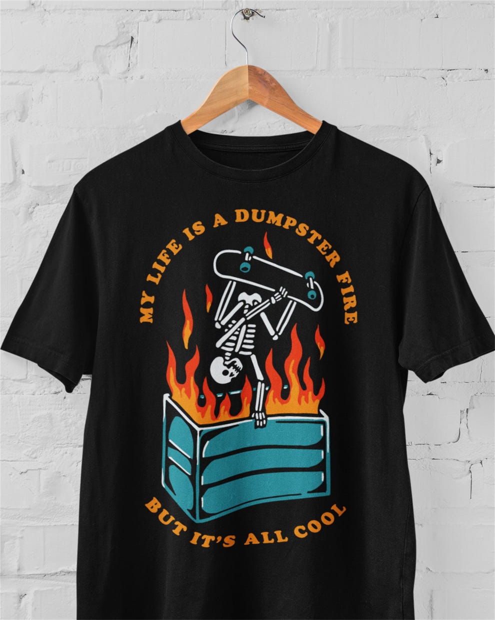 'Dumpster Fire' Shirt - Wicked Clothes