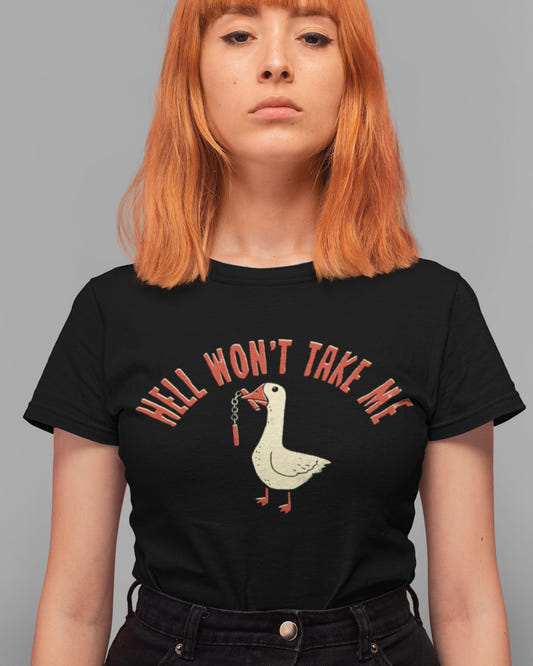 'Hell Won't Take Me' Shirt - Wicked Clothes