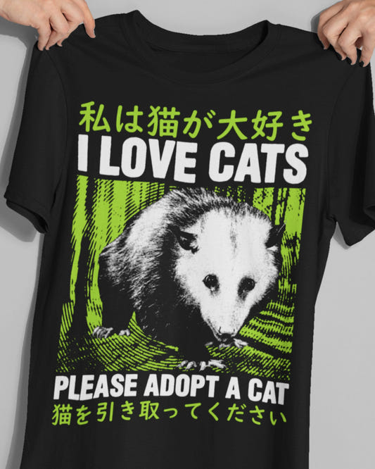 'I Love Cats' Shirt - Wicked Clothes