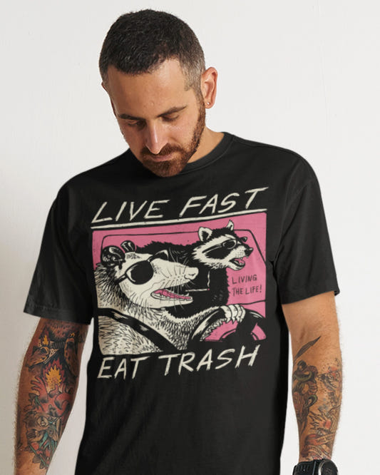 'Live Fast, Eat Trash' Shirt - Wicked Clothes