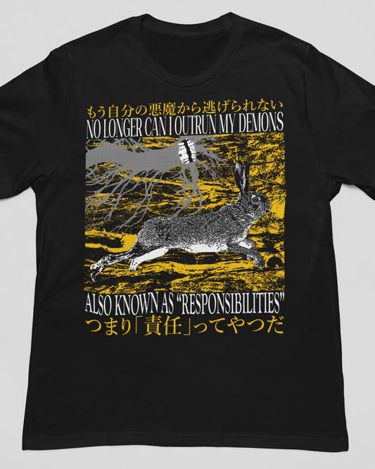 'Outrun My Demons' Shirt - Wicked Clothes