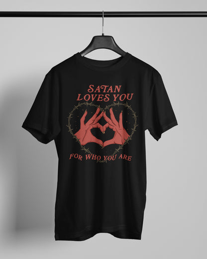 'Satan Loves You' Shirt - Wicked Clothes