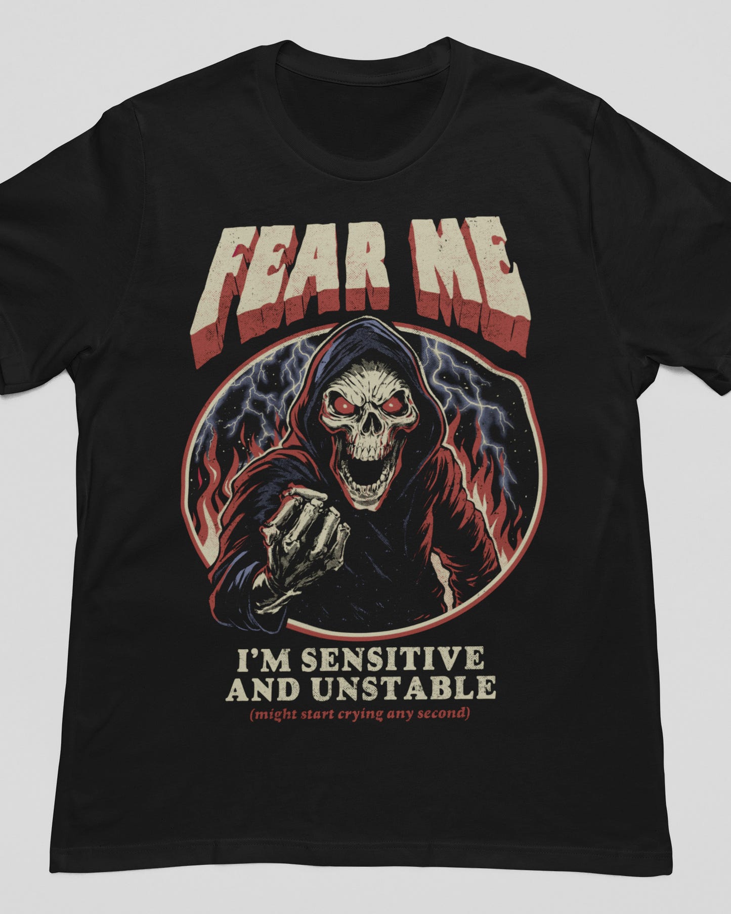 'Sensitive and Unstable' Shirt - Wicked Clothes