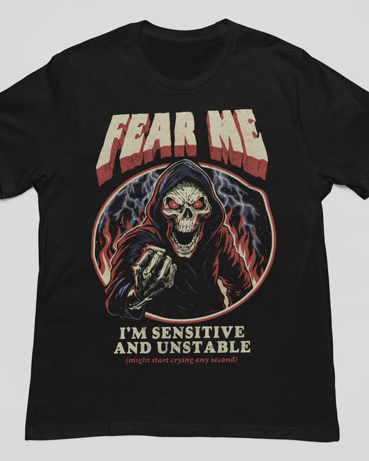 'Sensitive and Unstable' Shirt - Wicked Clothes
