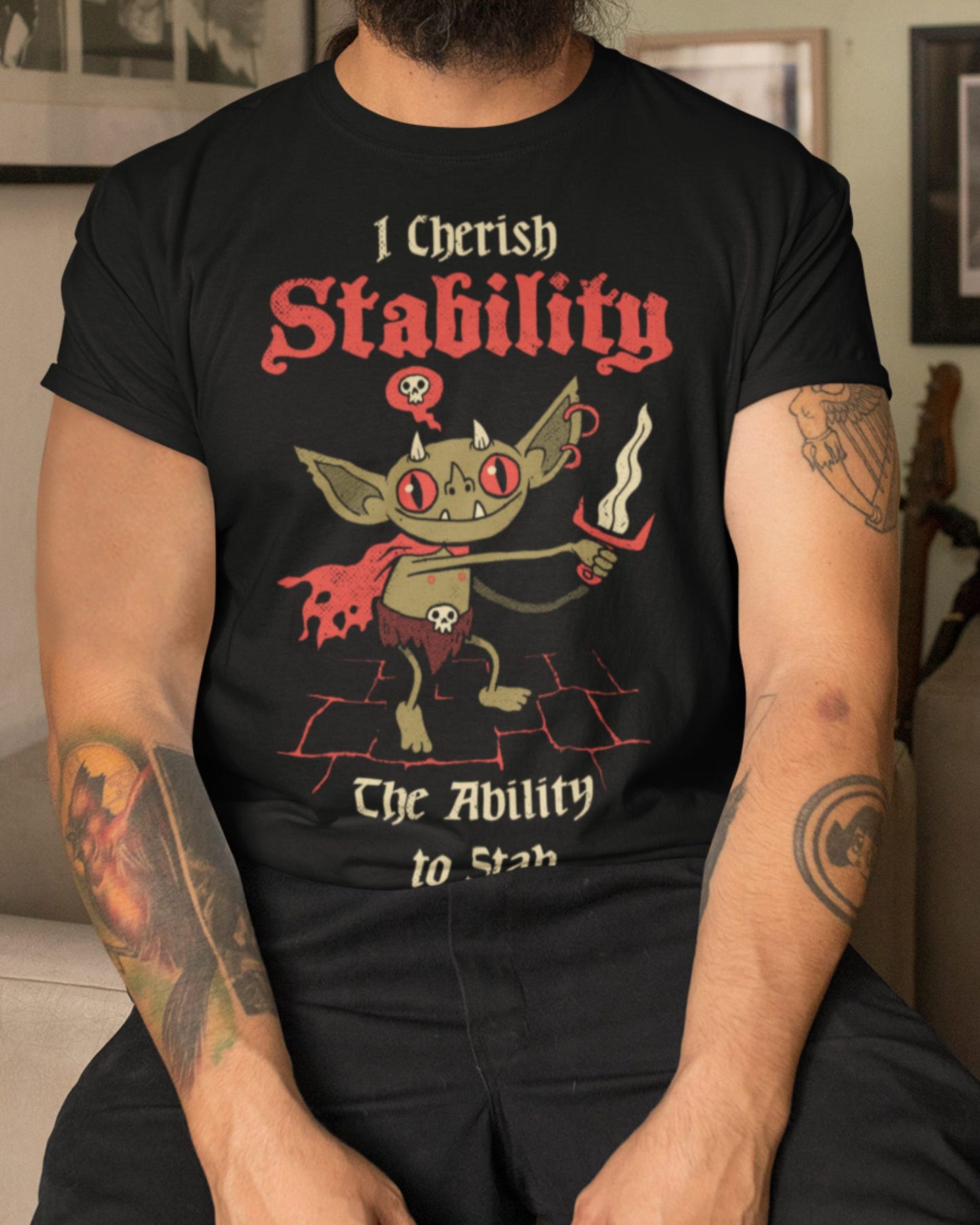 'Stabby Goblin' Shirt - Wicked Clothes