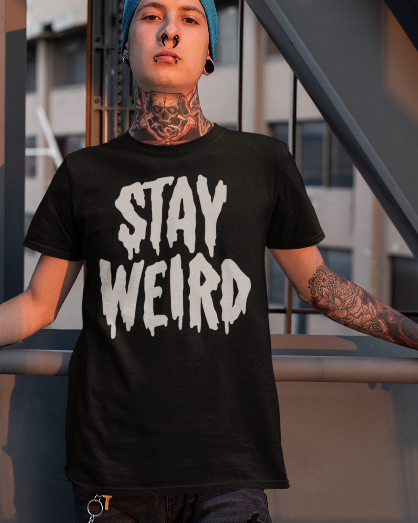 'Stay Weird' Glow in the Dark Shirt - Wicked Clothes