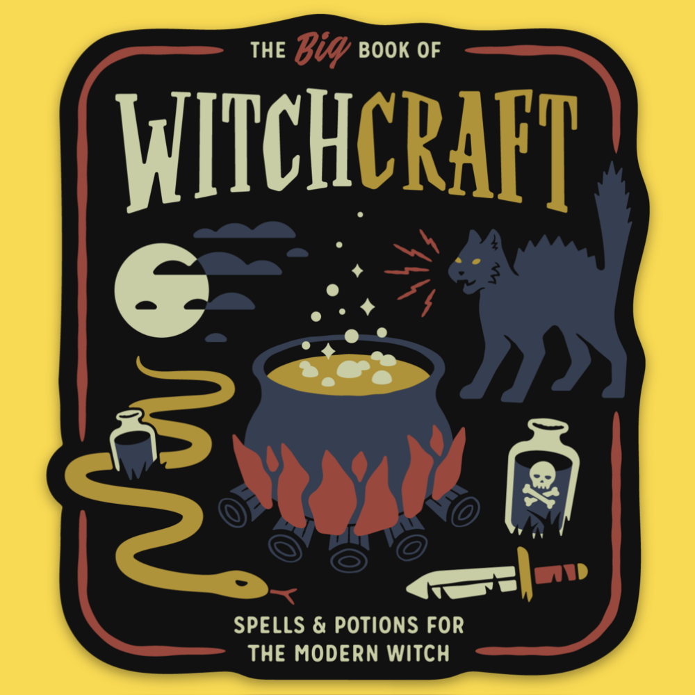 'Book of Witchcraft' Sticker