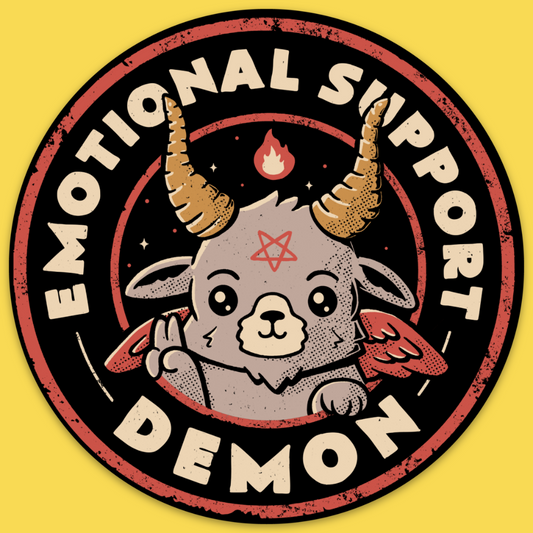 'Emotional Support Demon' Sticker