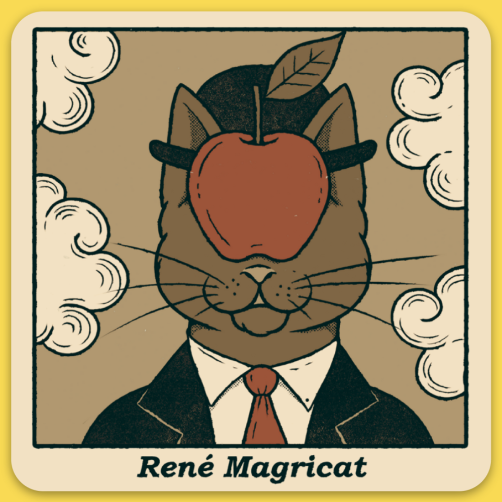 'Rene Magricat' Sticker