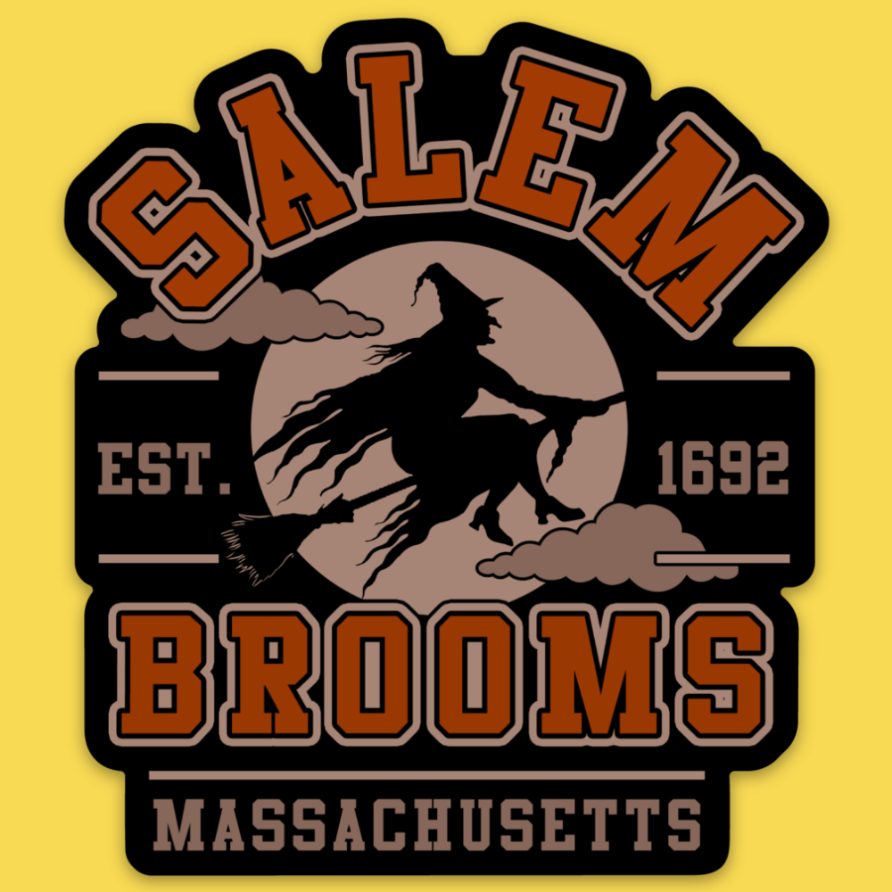 'Salem Brooms' Sticker