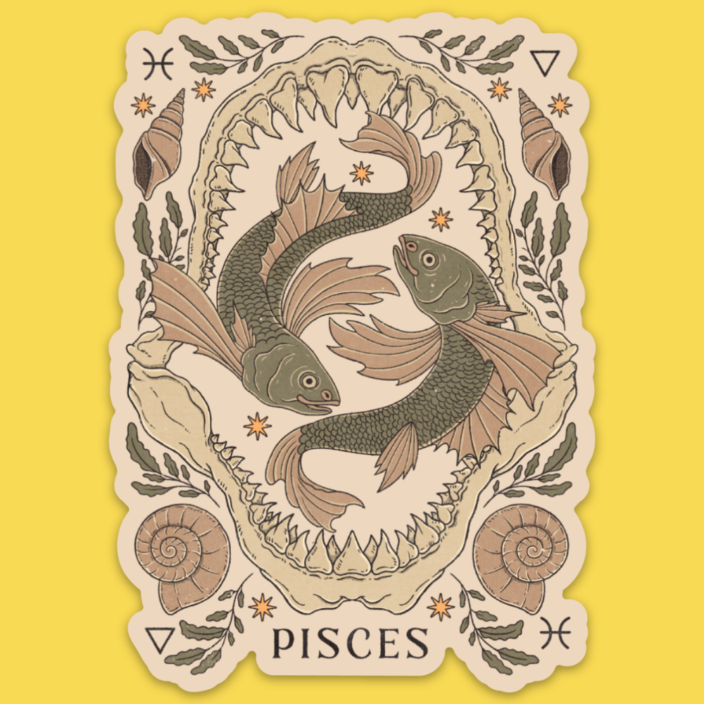 'Pisces' Sticker