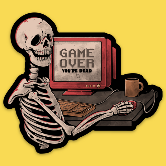 'Game Over' Sticker
