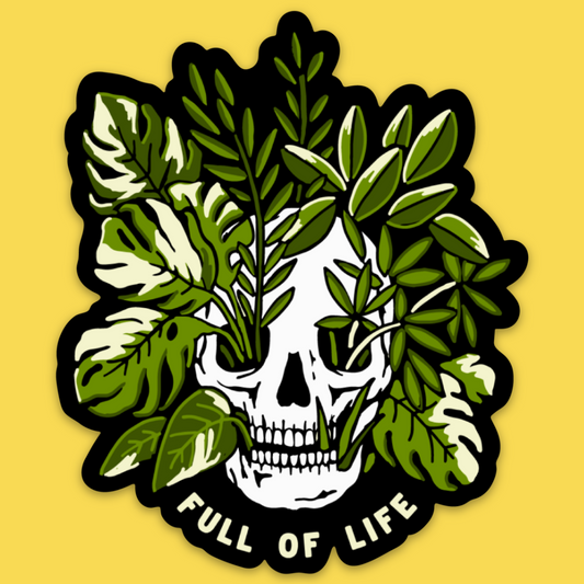 'Full of Life' Sticker