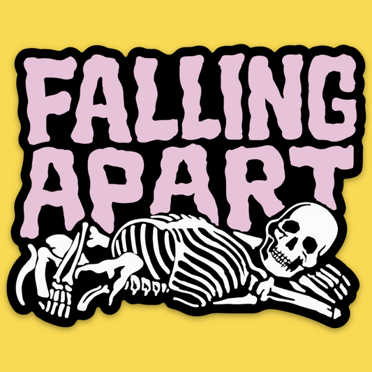 'Falling Apart' Sticker