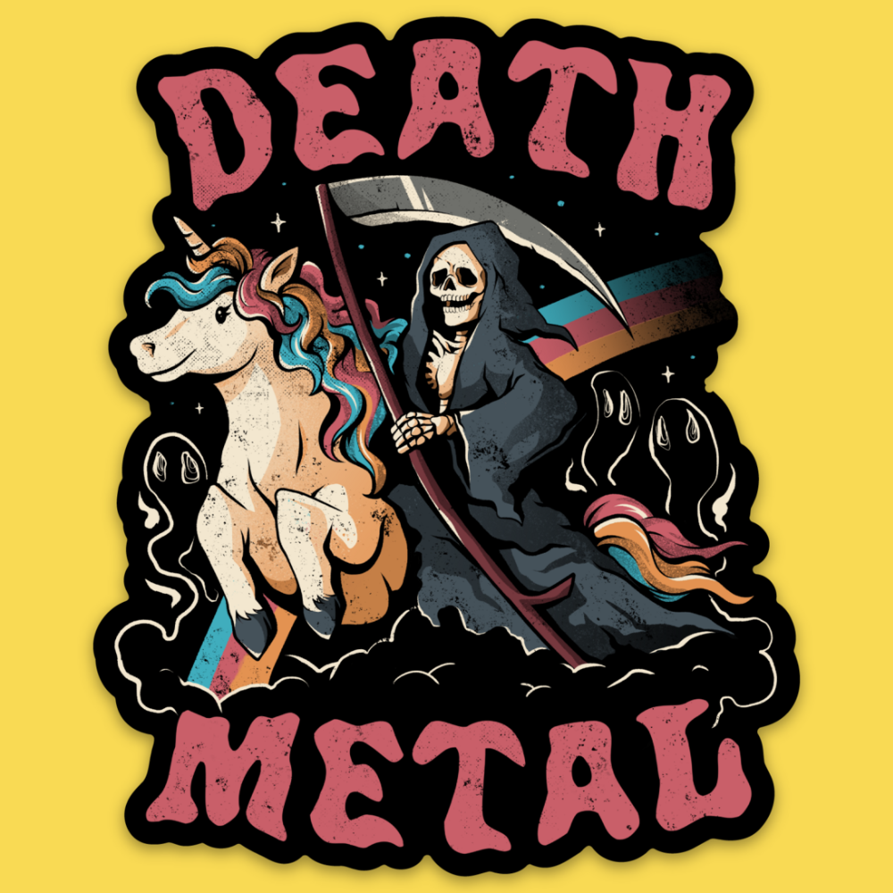 'Death Metal' Sticker