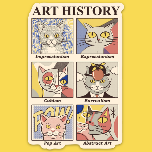 'Art History' Sticker