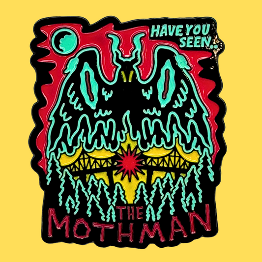 'Mothman' Enamel Pin
