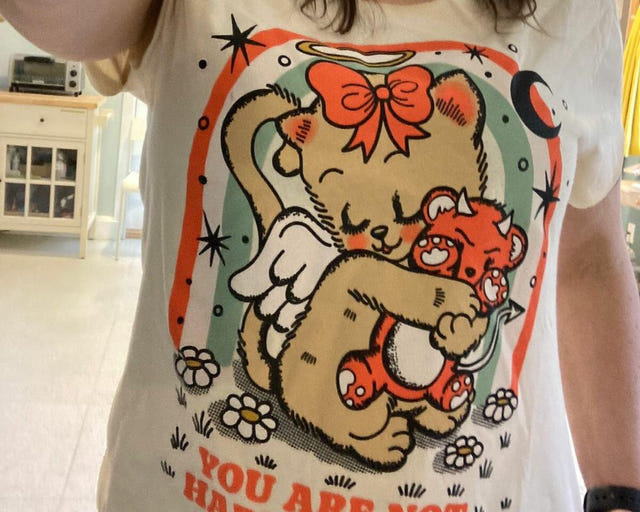 Wicked Clothes review photo from Nichole H. — "This is one of my favorite shirts probably ever. The T-shirt material is really "