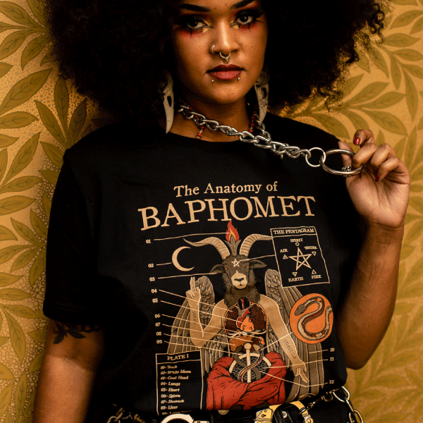 Anatomy of Baphomet Shirt Wicked Clothes