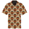 'Devil Mask' Button-Up Shirt