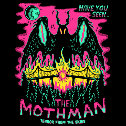 Mothman themed shirt