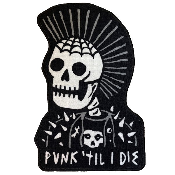 'Punk Til I Die' Rug