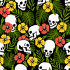 'Tropical Skulls' Boxer Briefs
